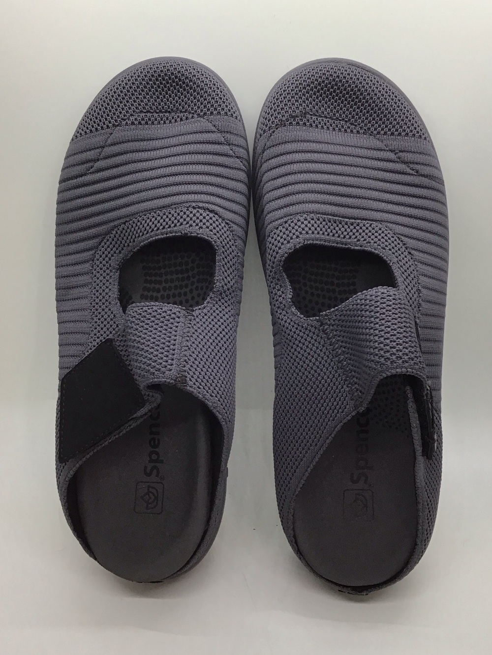 Spenco Grey Slip-On Comfort Flats for Women